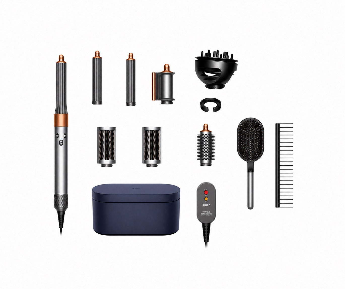 Dyson Airwrap™ Complete Long Multistyler Wave+Curl & Styling Kam en Borstel Nikkel/Koper (Gifset)