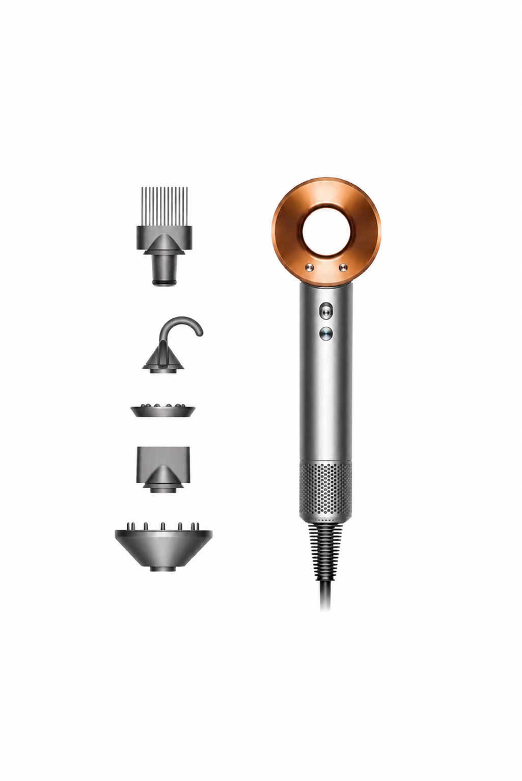 Dyson Supersonic Föhn – Nikkel/Koper
