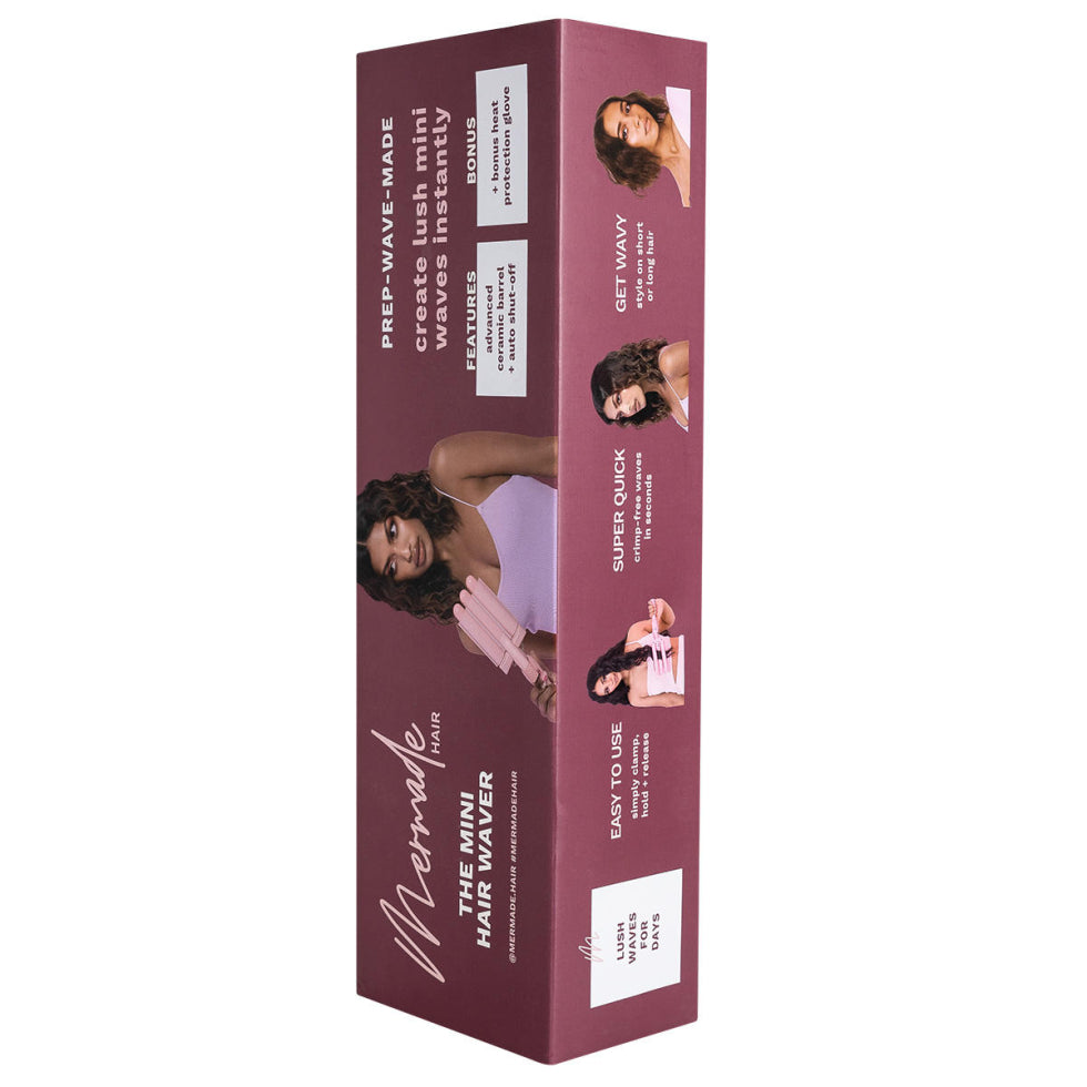 Mermade Pro Mini Hair Waver Roze 25mm Krultang