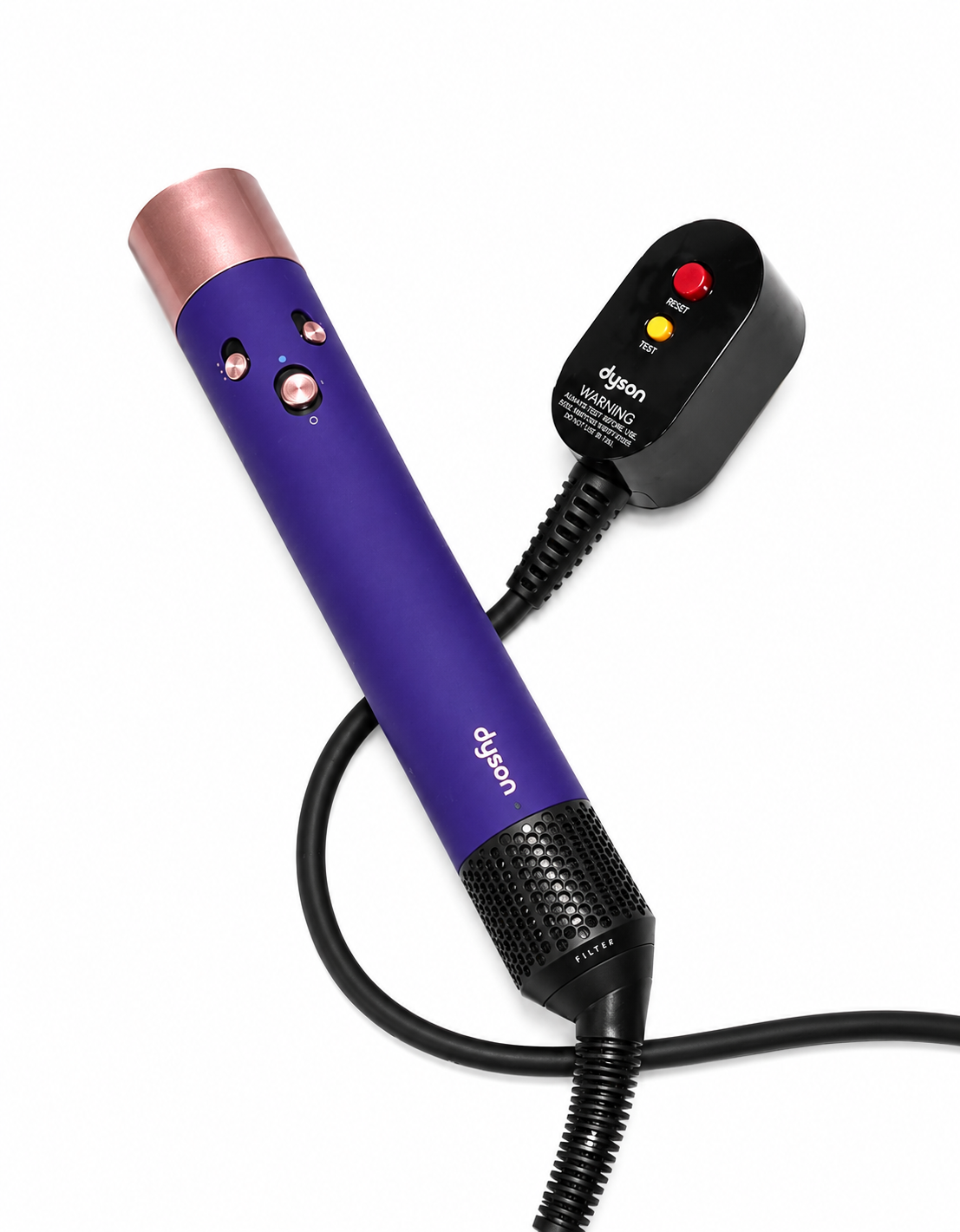 Dyson Airwrap™ Complete Long Multistyler & Styling Kam en Borstel Vinca Blauw/Rose Gold (Gift-Editie)