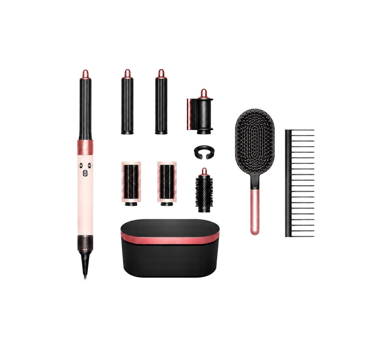 Dyson Airwrap™ Complete Long Multistyler & Haardroger + Styling Kam en Borstel Ceramic Pink/Rose Gold (Giftset)