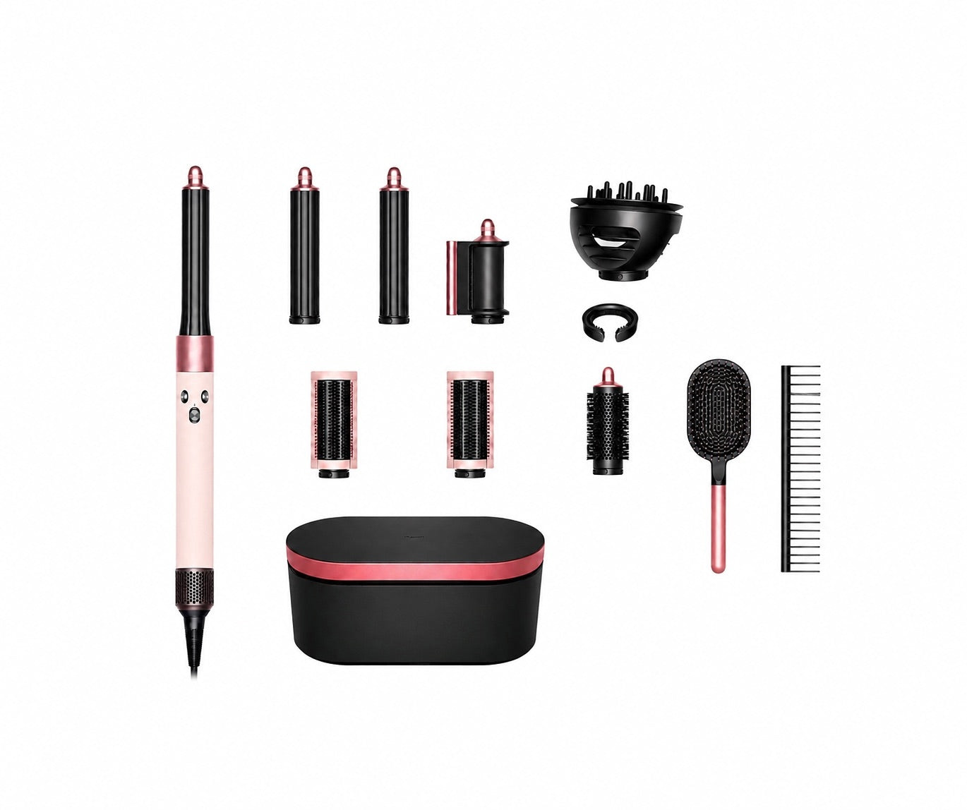 Dyson Airwrap™ Complete Long Multistyler & Styling Kam en Borstel Ceramic Pink/Rose Gold (Gift-Editie)