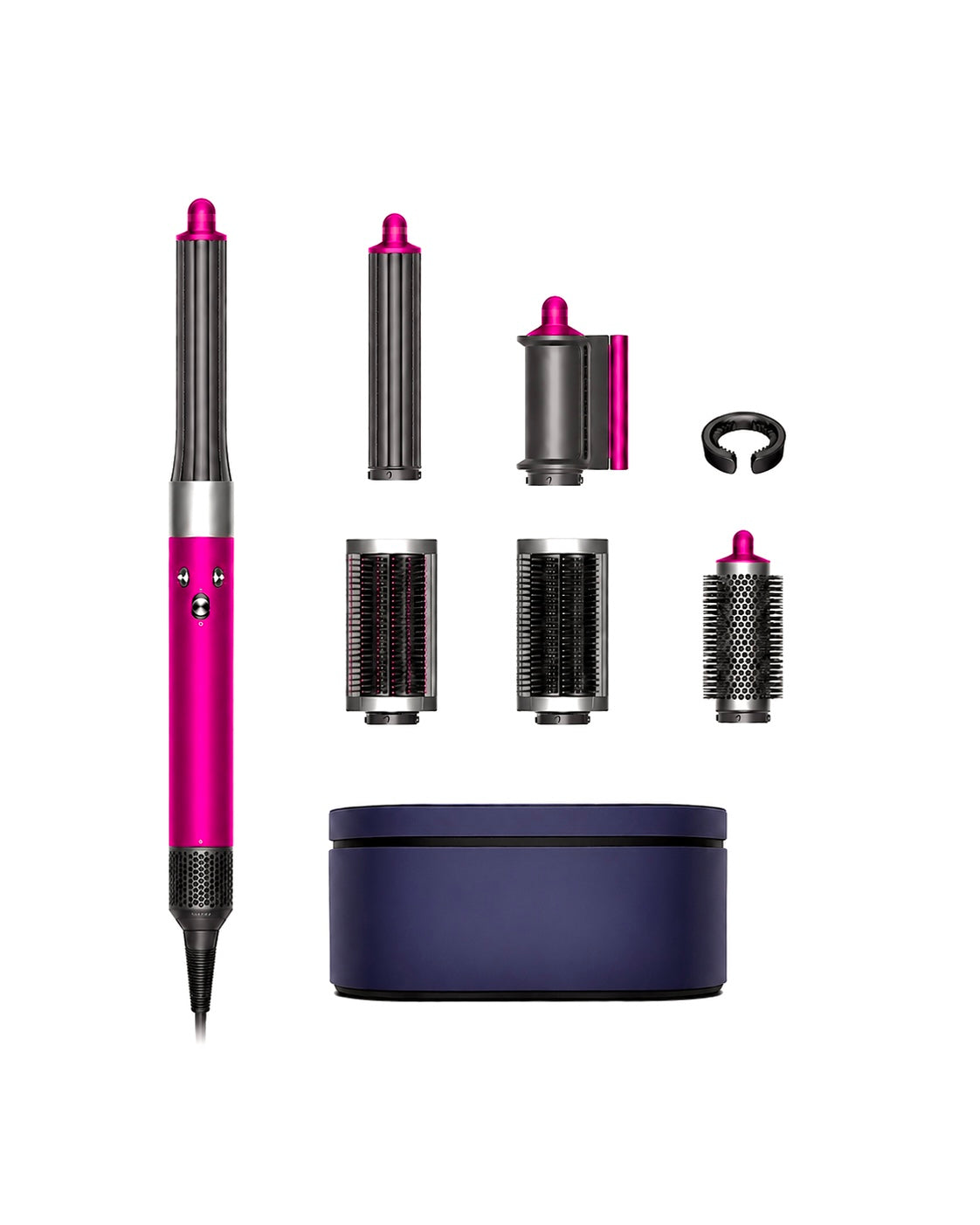 Dyson Airwrap™ Complete Long Multistyler & Haardroger – Fuchsia/Nikkel (Refurbished)
