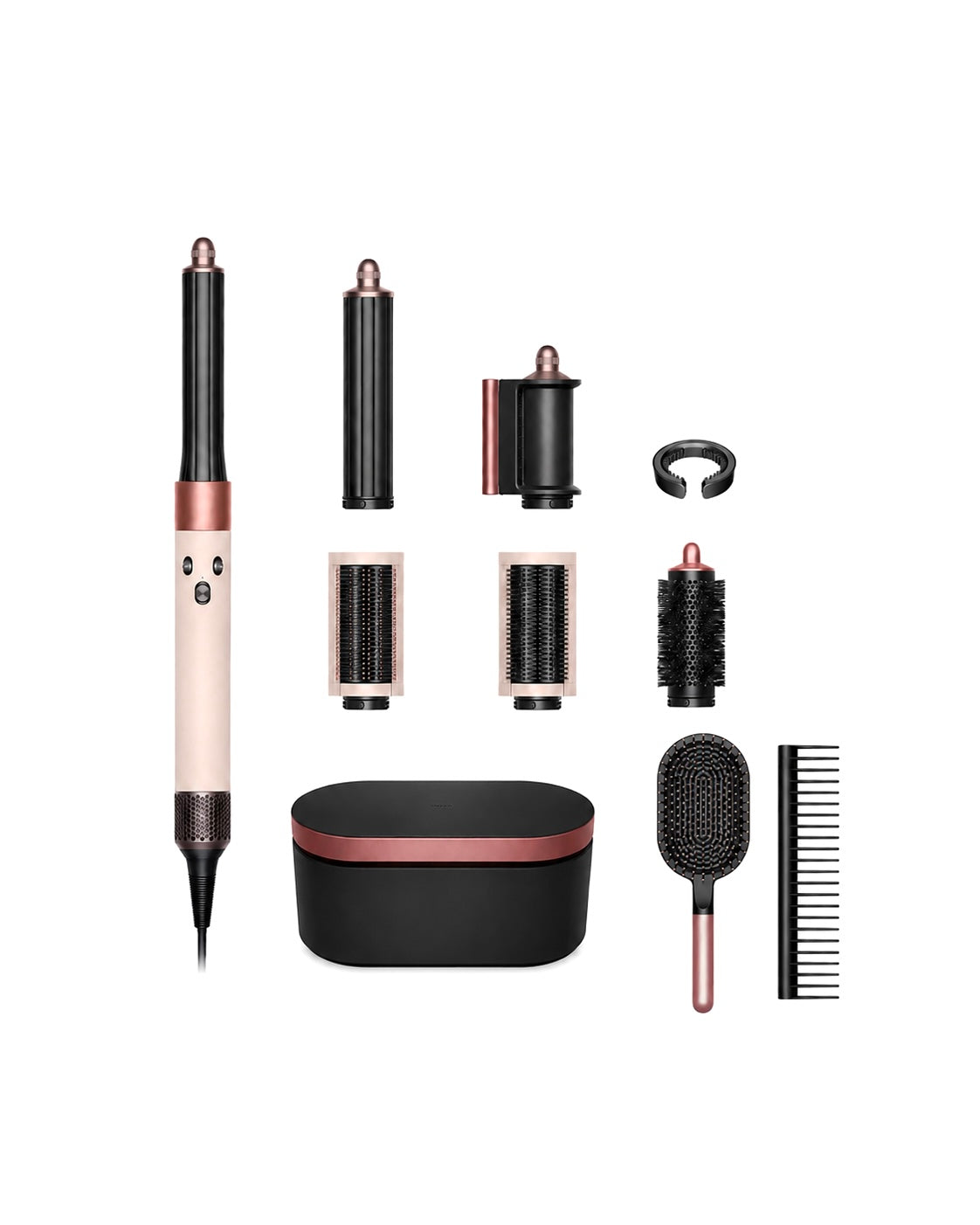 Dyson Airwrap™ Complete Long Multistyler & Haardroger + Styling Kam en Borstel - Ceramic Pink/Rose Gold