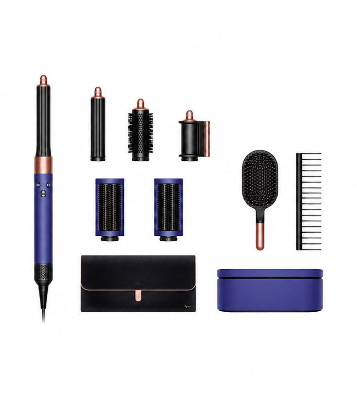 Dyson Airwrap™ Complete Long Multistyler & Styling Kam en Borstel Vinca Blauw/Rose Gold (Gift-Editie)