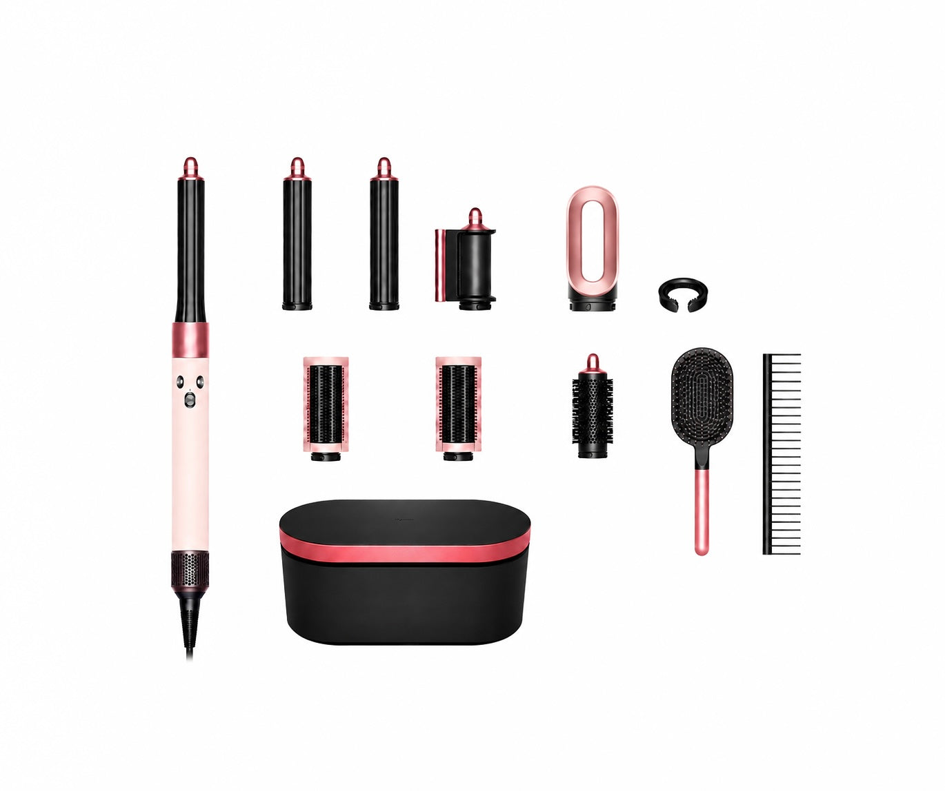 Dyson Airwrap™ Complete Long Multistyler & Haardoger + Styling Kam en Borstel Ceramic Pink/Rose Gold (Giftset)