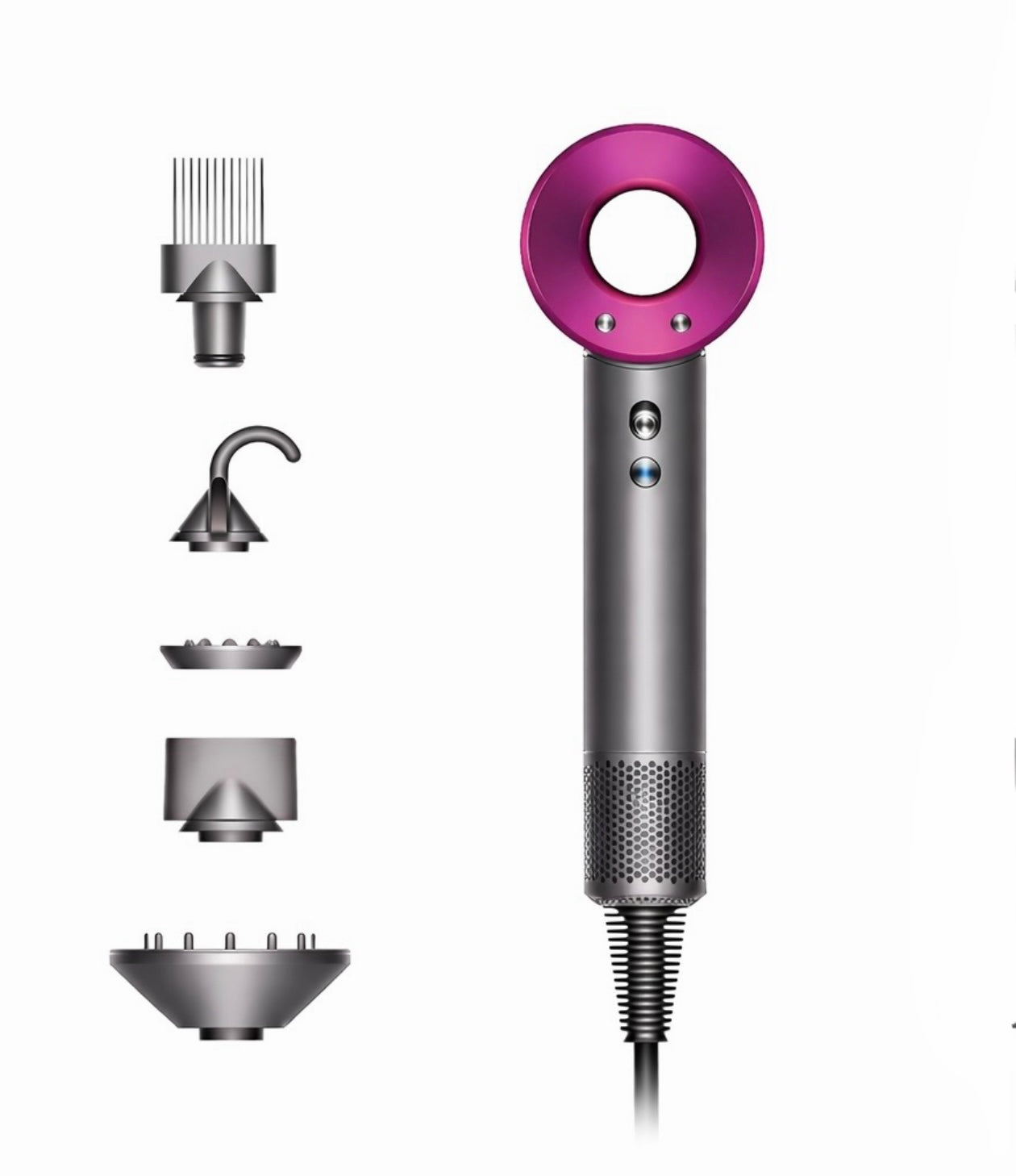 Dyson Supersonic™ Nikkel/ Fuchsia Föhn