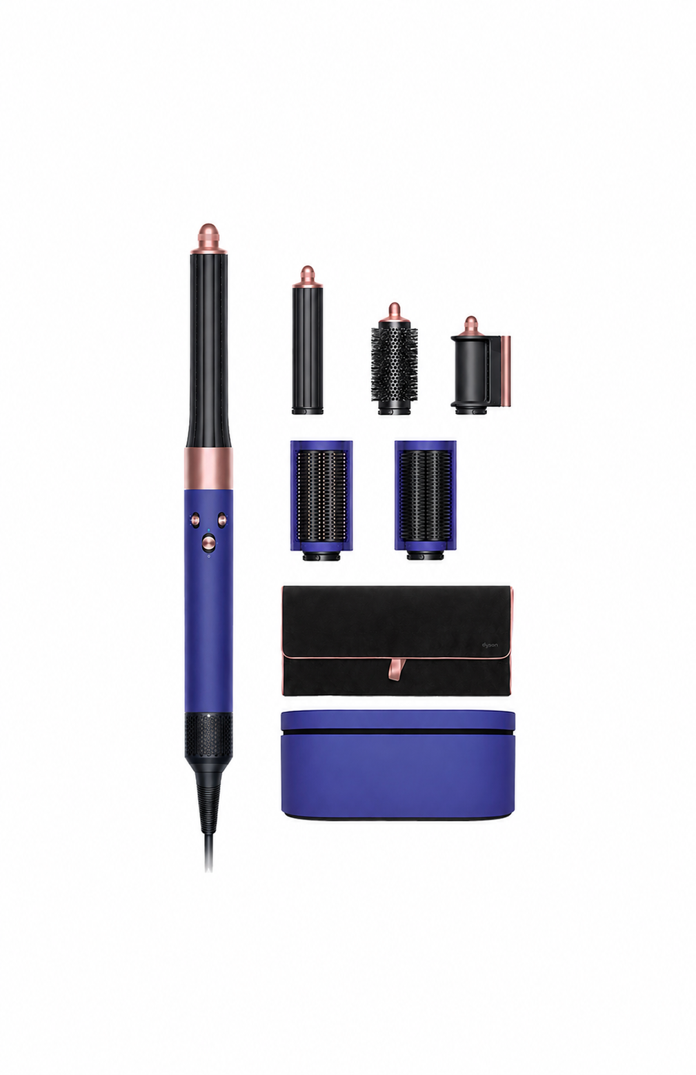 Dyson Airwrap™ Complete Long Multistyler & Haardroger - Vinca Blauw/Rose Gold (inclusief Reisetui) Refurbished