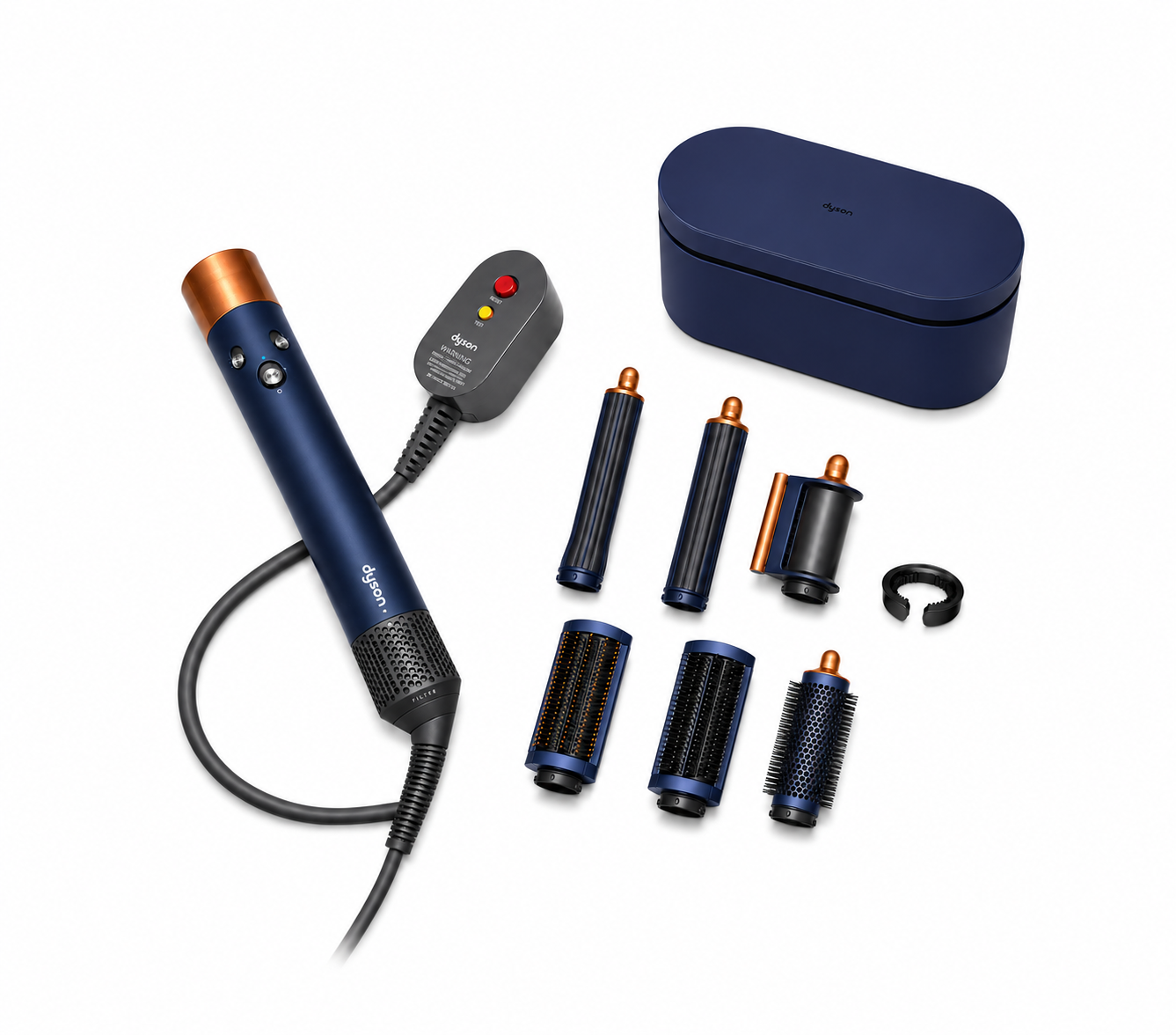 Dyson Airwrap™ Complete Long Multistyler & Haardroger – Pruisisch Blauw/Koper