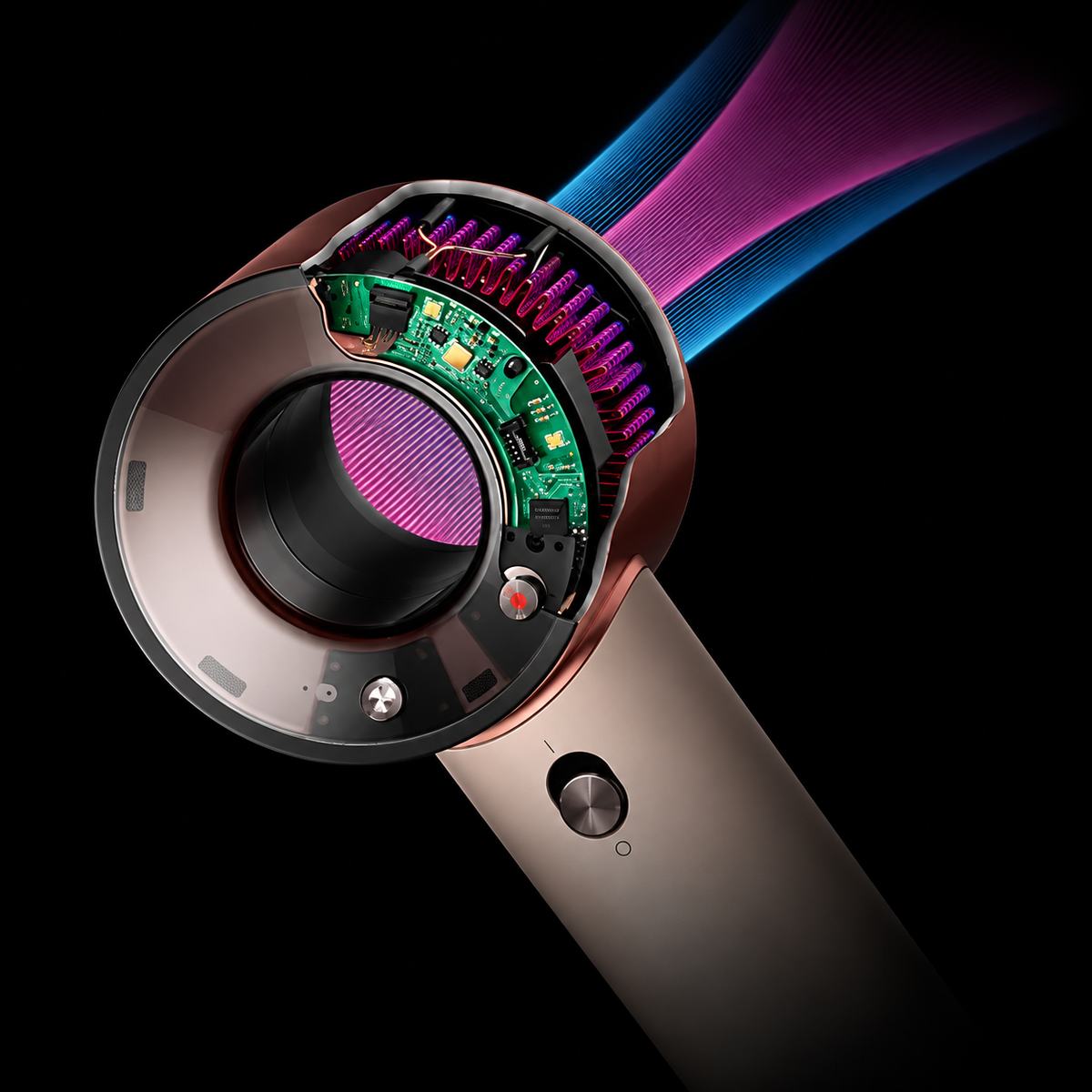 Dyson Supersonic™ Travel Editie Haardroger + Kam & Borstel - Ceramic Pink/ Rose Gold (Inclusief Reisetui)